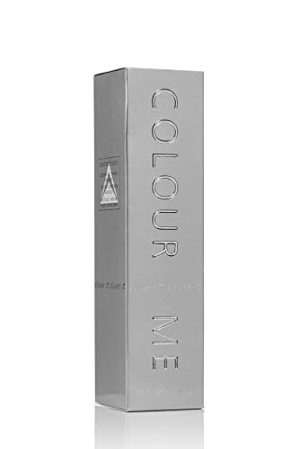 COLOUR ME Silver Perfume for Men. 50ml Eau de Toilette Men, Luxury Fragrance - Mens Aftershave, Long Lasting Fragrance for Men by Milton-Lloyd