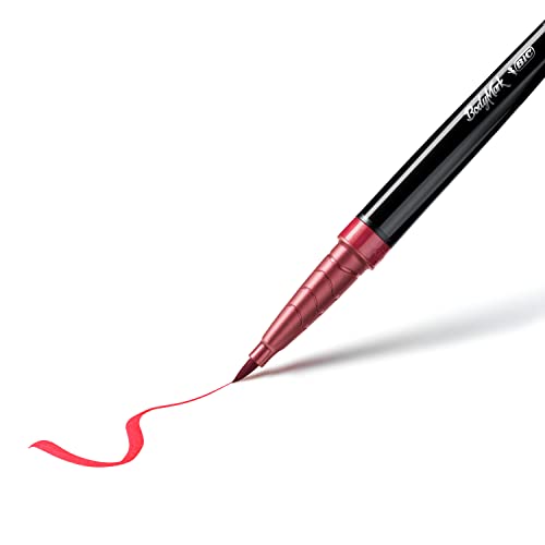 Bic BodyMark COLLECTION - Temporary Tattoo Markers, Cosmetic Quality for Use on Skin - 8 Assorted Colours and 3 Stencil Sheets - Let Your Imagina