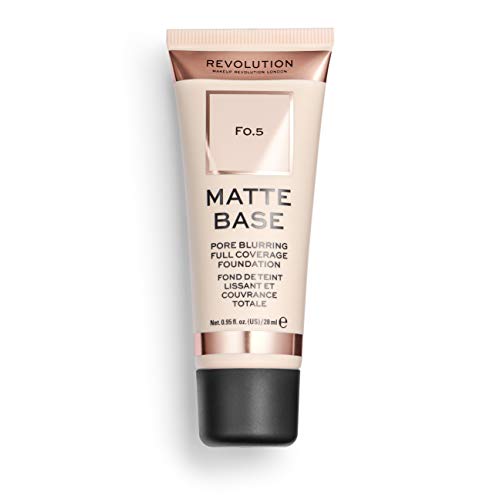Makeup Revolution, Matte Base, Foundation, F2, 28ml