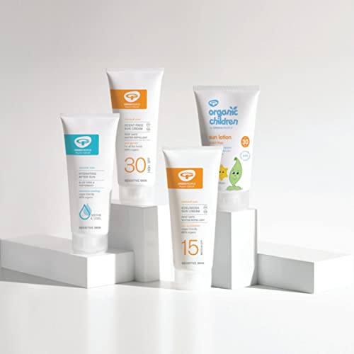 Green People Edelweiss Sun Cream SPF15 200ml | Natural, Organic Sunscreen with Tan Accelerator | Eczema Friendly, Sensitive Skin | Non Comedogeni