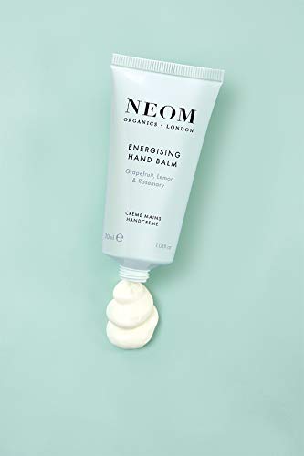 NEOM – Energising Hand Balm, 30ml | Grapefruit, Lemon & Rosemary | Moisturising & Nourishing | Shea Butter |100% Natural Fragrance