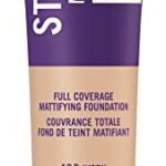 Rimmel London Stay Matte Liquid Mousse Foundation, Good Coverage and Oil-Free Formula, Ivory, 30 ml