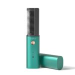 YAPOY Cordless Hair Straightener Portable Hair Straightening Ceramic Iron Multiple Plates Teeth Rechargeable Fast Heating Straightener Comb with