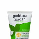 Goddess Garden Organics SPF 30 Everyday Natural Mineral Sunscreen Lotion for Sensitive Skin (3.4 oz. Tube) Reef Safe, Water Resistant, Vegan, Lea