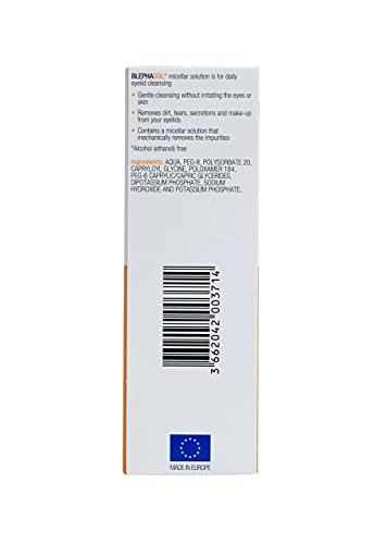 3 x Blephasol Micellar Eyelid Cleansing Lotion | Effective and Gentle Cleansing for Make-Up Removal, Inflamed and Sensitive Eyelids | Soap & Alco