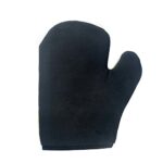 Pink/Black Microfibre Tanning Mitt for Fake Tan Waterproof Inner Lining with Thumb for Easy Grip and Application (Black)