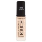 Collection Cosmetics Illuminating Touch Long Lasting, All Day Glow, Medium Coverage Vegan Foundation, 30ml, Cool Beige