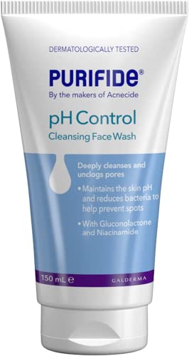 PURIFIDE by Acnecide pH Control Face Wash With Niacinamide, 150 ml, Ideal for Spot Treatment Routine