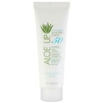 Aloe Up SPF 50 Sunscreen Lotion - Non Greasy & Quick Absorbing Sun Skin Care, Reef Friendly Skin Sun Protection - Body Sun Cream with UVA/UVB Pro