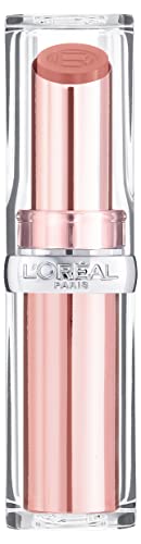L'Oreal Paris Lipstick, Balm-In-Lipstick, Keep Lips Hydrated and Smooth, Natural-Looking Shiny Finish, Glow Paradise, 642 Beige Eden