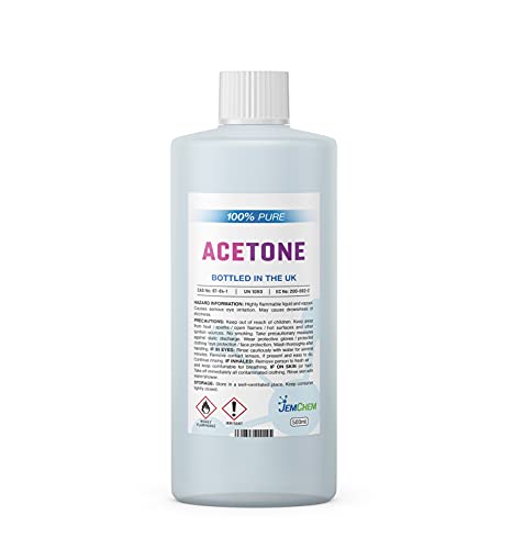 Acetone 500ml Acrylic Nail Remover Premium UV/LED Gel Nail Polish Remover