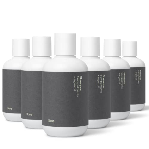Sons Hair Growth Shampoo for Men - Reverse Hair Thinning and Loss - Formula Boosts Thick Hair Regrowth (3 Month)