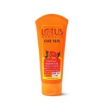 Lotus Herbals Safe Sun Vitamin C Matte Gel Daily Sunscreen | SPF 50 | PA+++ | Paraben Free | Dermatologically Tested | Anti Pollution | Normal/Oi