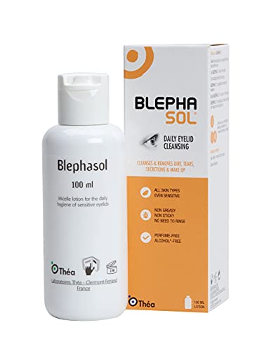 3 x Blephasol Micellar Eyelid Cleansing Lotion | Effective and Gentle Cleansing for Make-Up Removal, Inflamed and Sensitive Eyelids | Soap & Alco