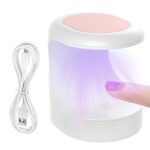AISEELY LED Gel Nail Lamp, Mini USB UV Nail Lamp with 45° Convergent Light Beads, 60s Quick Drying Gel Nail Lamp for Nail Glue Gel & Gel Polish &