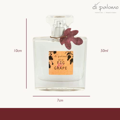 Di Palomo Vegan Wild Fig & Grape Eau De Parfum 50ml. Perfume for Women. Long Lasting Fragrance. Ladies Perfume Gifts for Her. Luxury Fragrance Gi