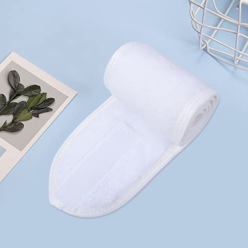 KinHwa 3 Pack Spa Facial Headband Makeup Hair Band Women Skincare Adjustable Microfibre Headband for Washing Face Sports Yoga Black