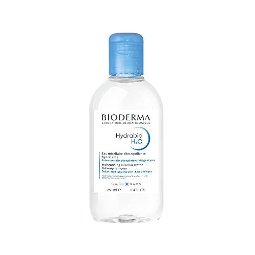 Bioderma Hydrabio H2O - Cleansing & Moisturising Micellar Water for Dehydrated Skin, Gentle Cleanser to Remove Impurities & Make Up Remover for F