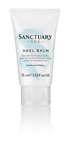 Sanctuary Spa Foot Moisturiser, Heel Balm for Dry and Chapped Heels with Shea Butter, Vegan and Cruelty Free, 75ml