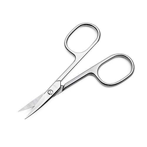 LIVINGO Premium Manicure Scissors Multi-Purpose Stainless Steel Cuticle Pedicure Beauty Grooming Kit for Nail, Toenail, Eyebrow, Eyelash, Dry Ski