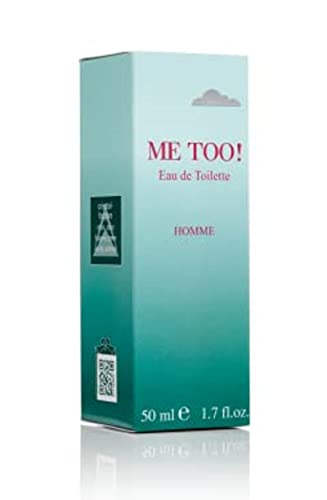 Milton-Lloyd Me Too Homme Eau De Toilette for Men, Soft, Sweet, and Precious, 50 ml