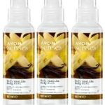 3 x Avon Naturals Body Spray VANILLA & SANDALWOOD Spritz 3 x 100 ml