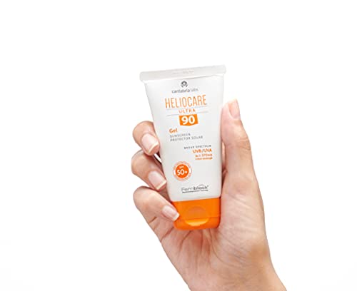 Heliocare Ultra Gel SPF 90 50ml / Gel Face Sunscreen / Daily Uva and Uvb Anti-Ageing Sun Block / Combination, Oily & Normal Skin/ Matte Finish
