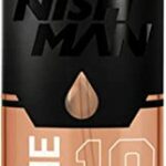 NISHMAN After Shave Cologne Amber 10, 400 ml – Nishman Relaxing Refreshing Aftershaving Spray Lotion Kolonya for Men–Contains pear, peach, raspbe