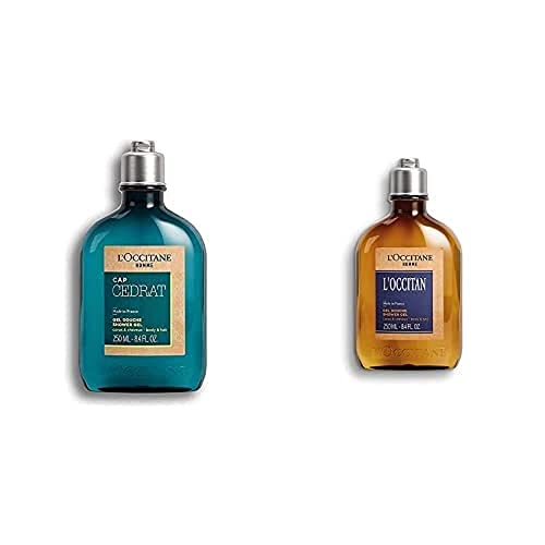 L'OCCITANE L'Occitane Shower Gel 250 ml| Luxury Body Wash for Men| 2-in-1 Hair & Body| Aromatic Lavender Scent|