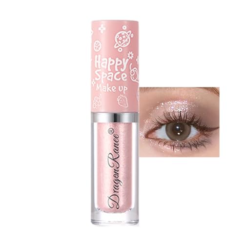 Glitter Eyeshadow - Shimmer White Cream Eyeshadow Stick - Diamond Liquid Blendable Sparkly Eye Make-up - Long Lasting Waterproof Highly Pigmented