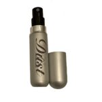 Perfume Atomiser Spray Bottle 5ml (Silver Dust (Matte Silver))