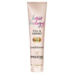 Pantene Hair Biology Full and Vibrant Volumising And Repairing Hair Conditioner For Fine, Thinning, Dull, Coloured Hair With Lotus Flower, Omega