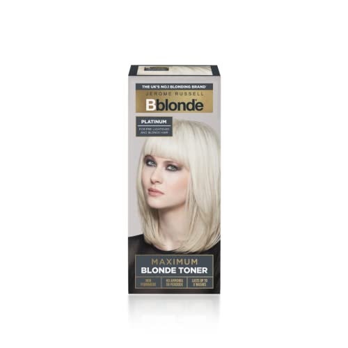 Jerome Russell Bblonde Caramel Maximum Blonde Toner – Non-Permanent Hair Toner for Pre-Lightened & Blonde Hair Colour, Hair Dye with No Ammonia o