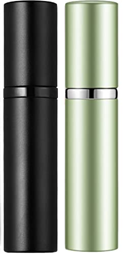 Perfume Atomiser Spray Bottle, Travelofo Mini Perfume Bottles, Travel Perfume Bottle Refillable Spray, 5ml Leak Proof Perfume Dispenser Atomisers