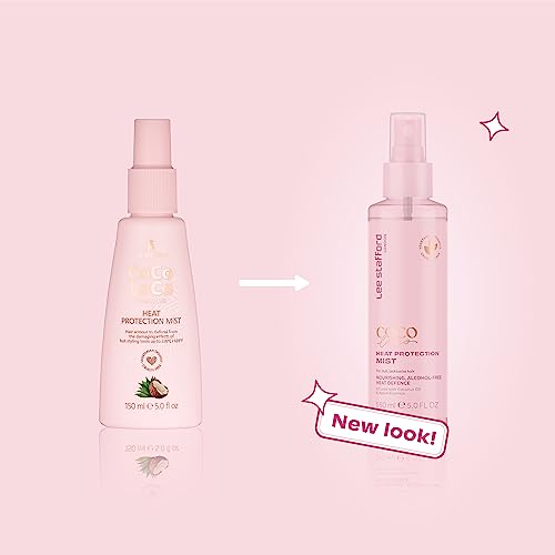 Lee Stafford Coco Loco & Agave Heat Protection Mist Hair Spray Anti-Frizz, Fade Protect, Anti-Static, Heat Defence