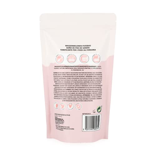Sunday Rain Rest Easy Luxury Energizing Foot Soak, Vegan & Cruelty-Free, Fruity Watermelon Fragrance, 400g