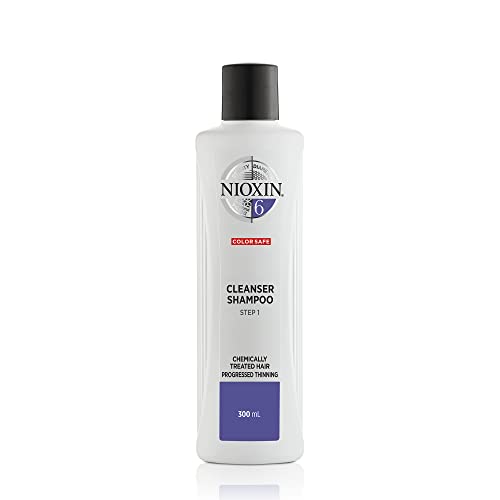 Nioxin 3-Part System, System 6, Chemically Treated Hair with Progressed Thinning Scalp & Hair Treatment