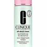 Clinique all about clean liquid facial soap oily skin formula , 200 ml ( Package may vary)
