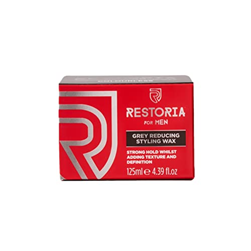 Restoria Grey Reducing Cream for Men - Hair Cream for Restoring Natural Hair Colour Gradually, Up to 100% Grey Coverage - Vegan, 100ml