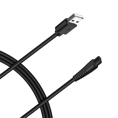 Bouge Charger Cable Power Cord Compatible with Hatteker Hair Clipper Cordless Razor Beard Trimmer Shaver RFC-588 RFC-598 RFC-690 RFC-692 RFC-696