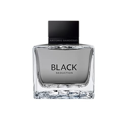 Antonio Banderas Perfumes - Black Seduction - Eau de Toilette Spray for Men - Long Lasting - Elegant, Masculine and Sexy Fragance - Amber Woody S