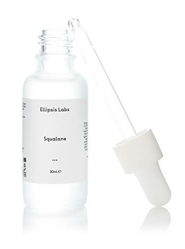 Squalane Oil by Ellipsis Labs, 100% Natural Olive derived Squalane Oil, a Deep Moisturiser for targeting Dry Skin with Anti-Ageing Properties 30m