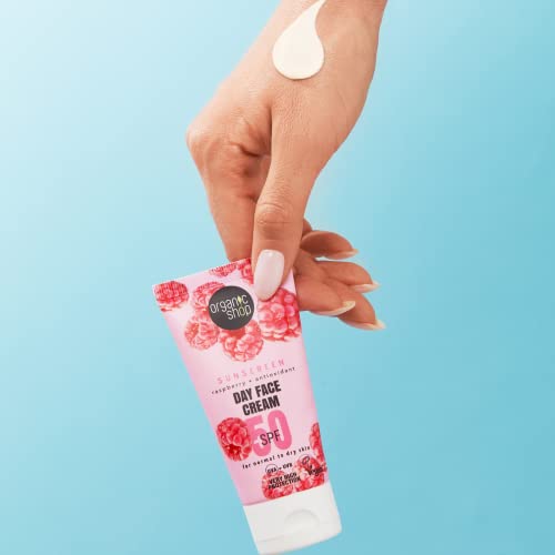 Organic Shop Sunscreen Day Face Cream 50 SPF Normal to dry skin (50ml)