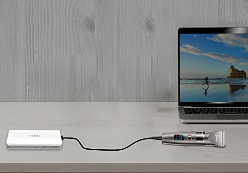 Bouge Charger Cable Power Cord Compatible with Hatteker Hair Clipper Cordless Razor Beard Trimmer Shaver RFC-588 RFC-598 RFC-690 RFC-692 RFC-696