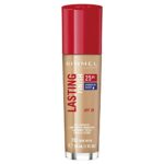 Rimmel Lasting Finish 25 Hours Foundation, Long Lasting Liquid Foundation, 203 True Beige, 30 ml