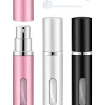 BELEVO Travel Perfume Atomiser Refillable 3 Pcs Perfume Travel Bottle For Toiletries 5 Ml Refillable Perfume Bottle Mini Spray Bottle Suitable Fo