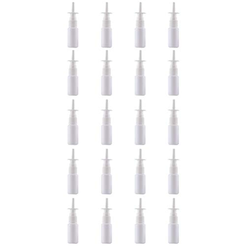 HEALLILY 200pcs 10ml Empty Refillable Nasal Spray Bottle Nasal Sprayer Bottle Makeup Cosmetics Essential Oils Atomizers Travel Bottle