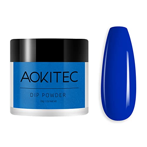 Aokitec 28g Dip Powder Clear Fashion Color Nail Dipping Powder French Powder Pro Collection System Nail Art Starter Manicure Salon DIY at Home Od
