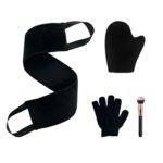 4 Pack Self Tanner Mitt with Self Tanning Glove for Self Tan Mitt, Back Applicator, Exfoliating Mitt, Face Tanner Brush-Self Tanning Mitt Applica