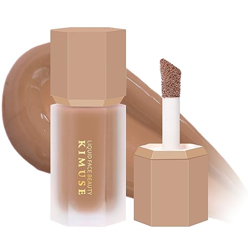 KIMUSE Soft Liquid Contour Stick, Glow Liquid Cream Bronzer, Weightless, Long-Wearing, Smudge Proof, Natural-Looking, Blendable, Bronzer Makeup (
